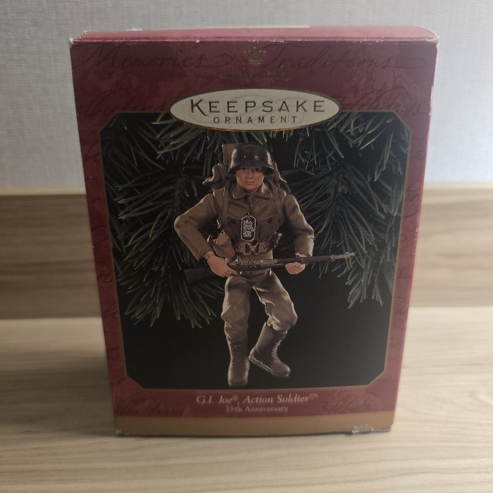 Hallmark Keepsake Ornament G.I Joe Action Soldier 35th Anniversary Christmas